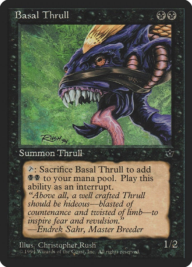 Image for Basal Thrull (Rush) (Fallen Empires) - Magic: The Gathering