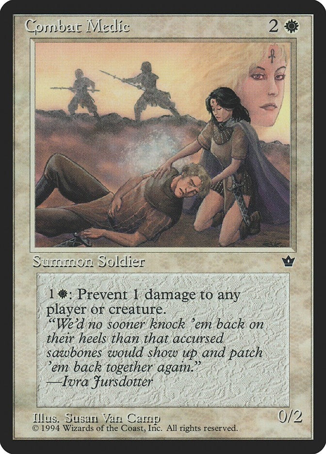 Image for Combat Medic (Van Camp) (Fallen Empires) - Magic: The Gathering
