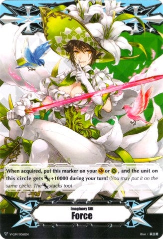 Image for Imaginary Gift [Force] - White Lily Musketeer, Cecilia (Gift Markers) (V-GM/0061EN) - Cardfight Vanguard