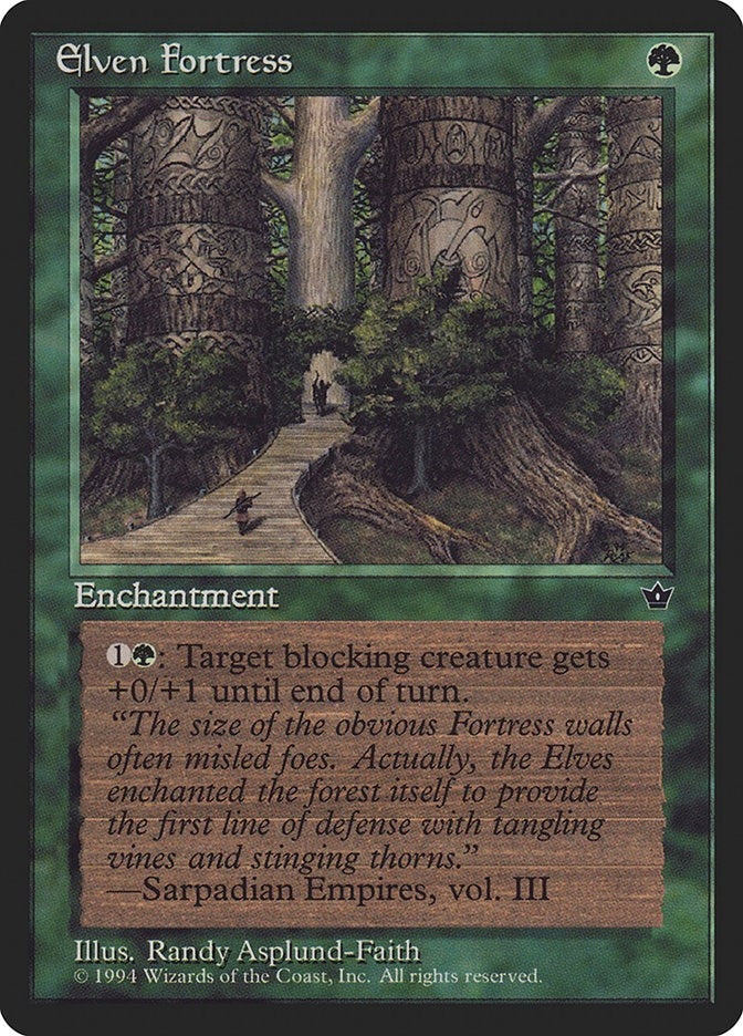Image for Elven Fortress (Asplund-Faith) (Fallen Empires) - Magic: The Gathering