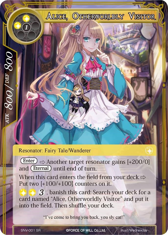 Image for Alice, Otherworldly Visitor (The Strangers of New Valhalla) (SNV-001) - Force of Will