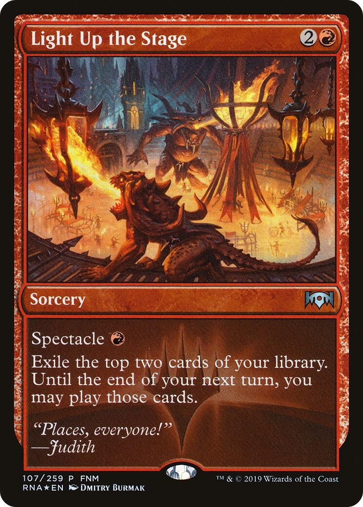 Image for Light Up the Stage (FNM Promos) (107) - Magic: The Gathering