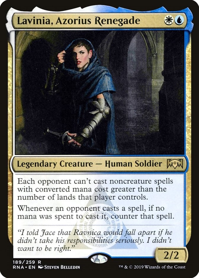 Image for Lavinia, Azorius Renegade (Ravnica Allegiance) (189) - Magic: The Gathering