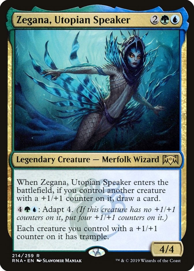 Image for Zegana, Utopian Speaker (Ravnica Allegiance) (214) - Magic: The Gathering