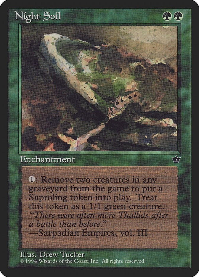Image for Night Soil (Tucker) (Fallen Empires) - Magic: The Gathering