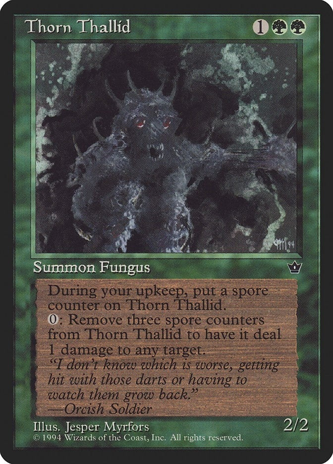 Image for Thorn Thallid (Myrfors) (Fallen Empires) - Magic: The Gathering
