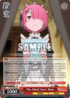 Image for The Maid Saw! Ram (Re:ZERO) (RZ/S46-E034 R) - Weiss Schwarz