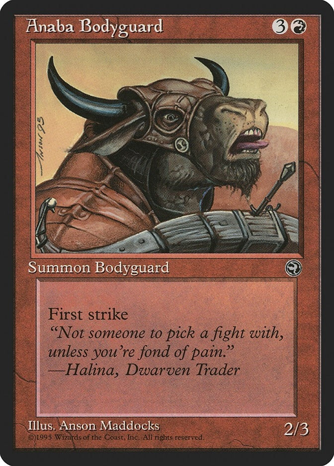 Image for Anaba Bodyguard [Version 2] (Homelands) (84) - Magic: The Gathering