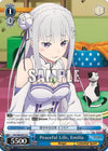 Image for Peaceful Life, Emilia (Re:ZERO) (RZ/S46-E077 U) - Weiss Schwarz