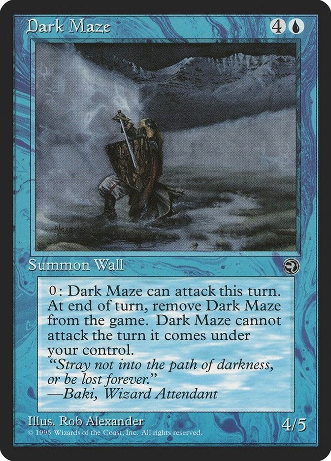 Image for Dark Maze [Version 2] (Homelands) - Magic: The Gathering