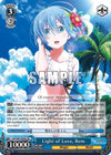 Image for Light of Love, Rem (SR) (Re:ZERO) (RZ/S46-TE43S SR) - Weiss Schwarz
