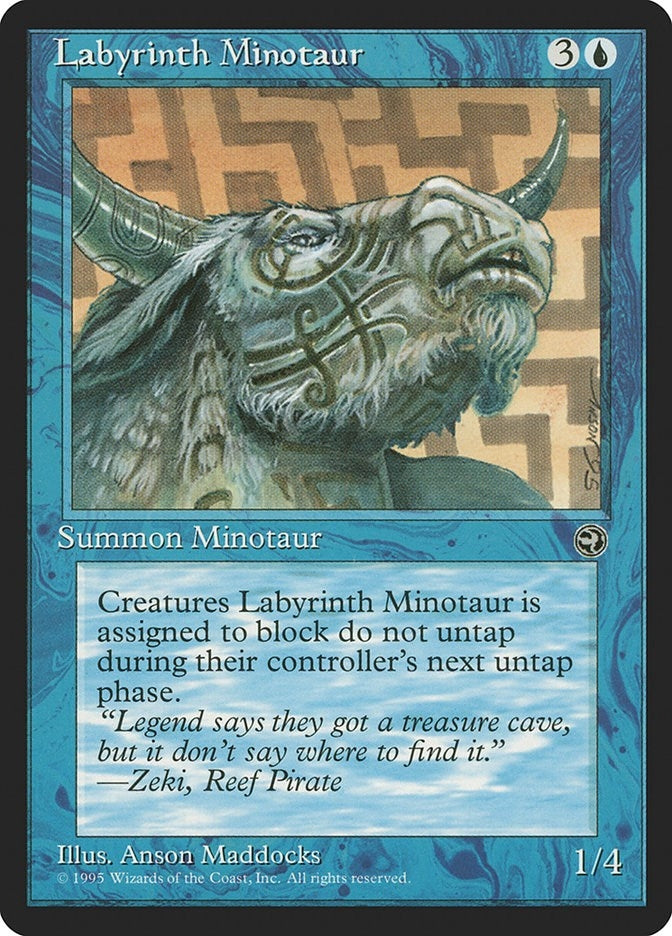 Image for Labyrinth Minotaur [Version 2] (Homelands) (30) - Magic: The Gathering