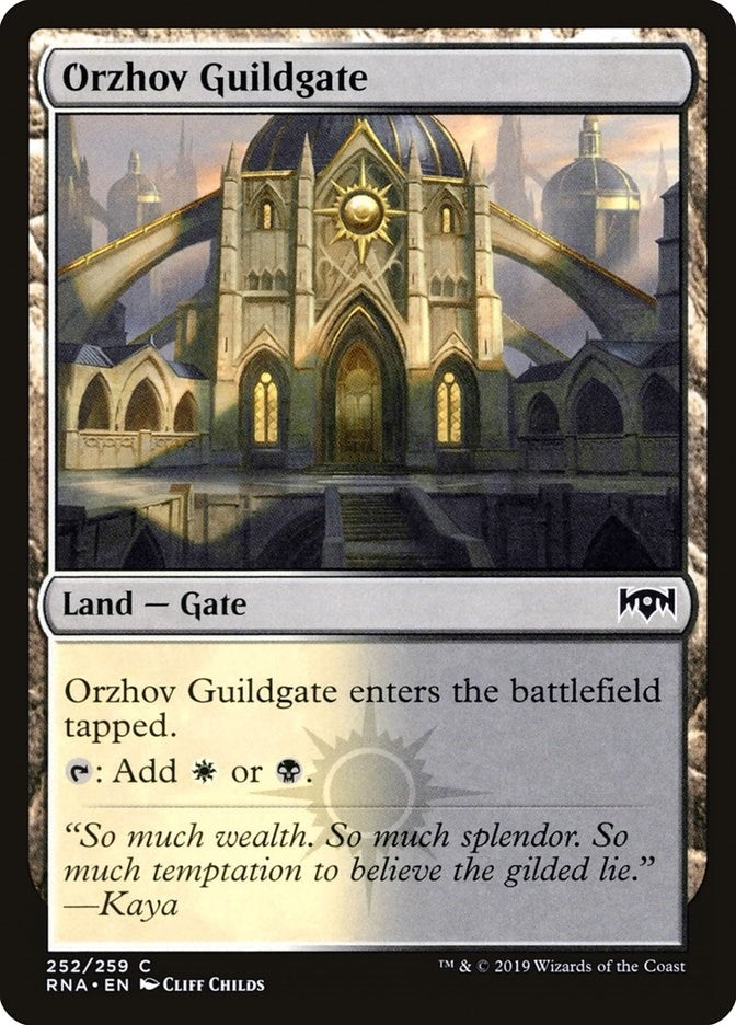 Image for Orzhov Guildgate (252) (Ravnica Allegiance) (252) - Magic: The Gathering