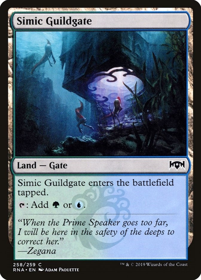 Image for Simic Guildgate (258) (Ravnica Allegiance) (258) - Magic: The Gathering
