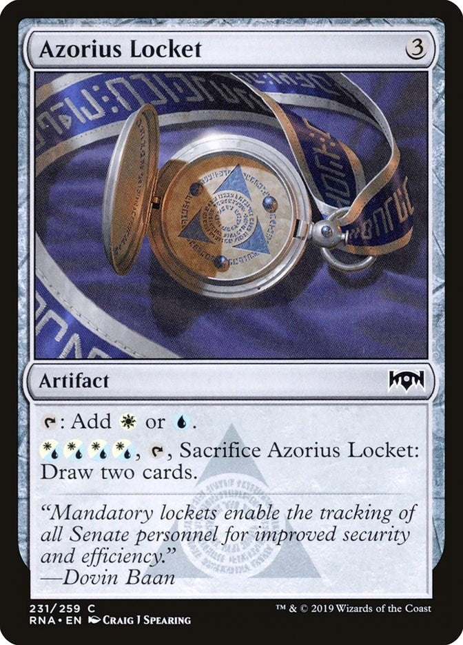 Image for Azorius Locket (Ravnica Allegiance) (231) - Magic: The Gathering