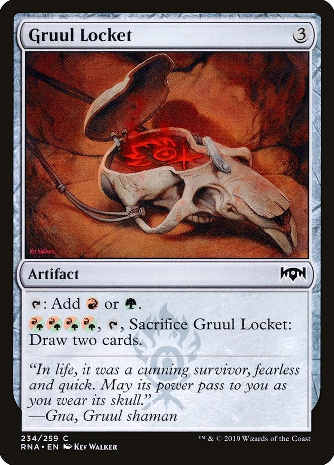 Image for Gruul Locket (Ravnica Allegiance) (234) - Magic: The Gathering