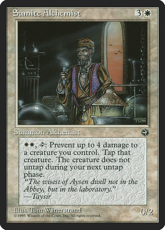 Image for Samite Alchemist [Version 2] (Homelands) (13) - Magic: The Gathering