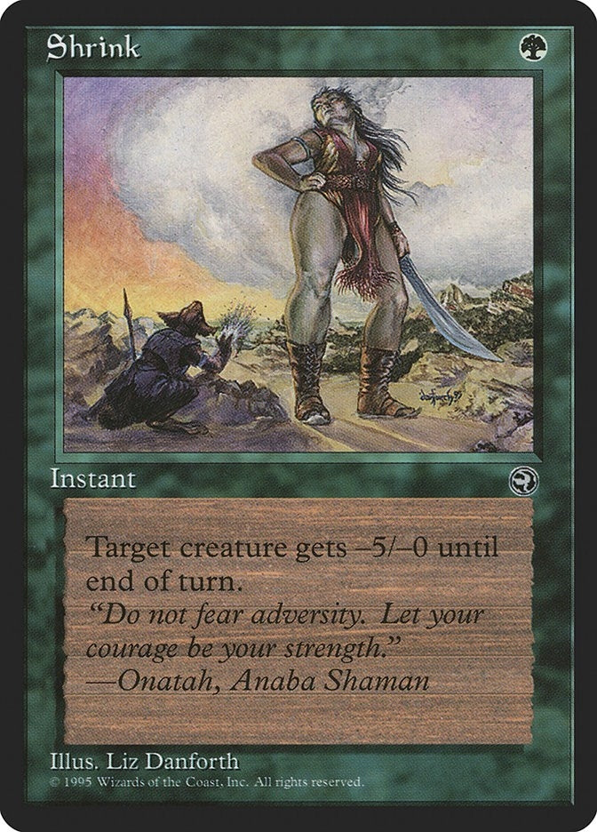 Image for Shrink [Version 2] (Homelands) (97) - Magic: The Gathering