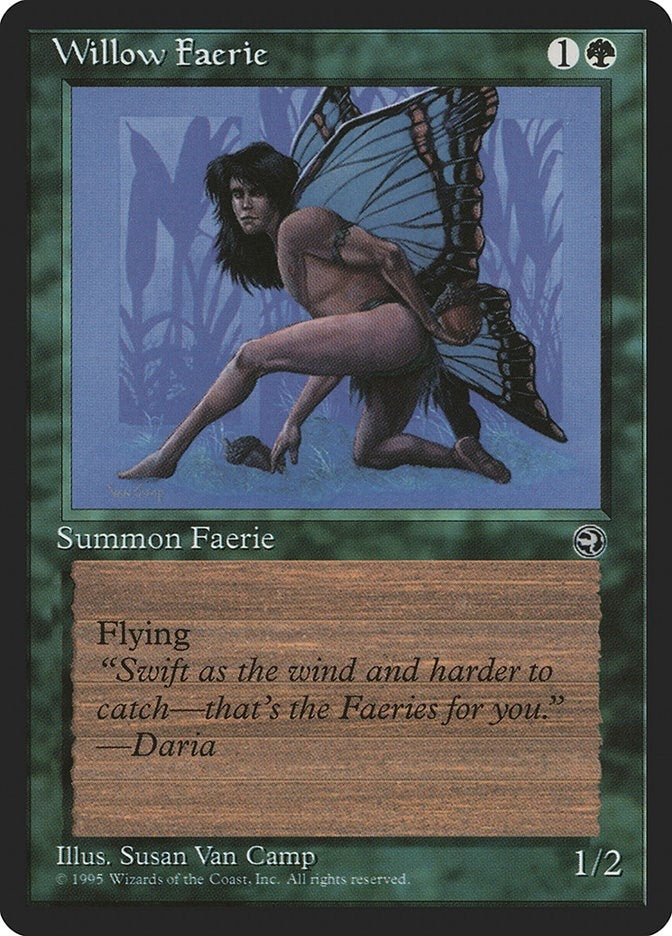 Image for Willow Faerie [Version 2] (Homelands) (99) - Magic: The Gathering