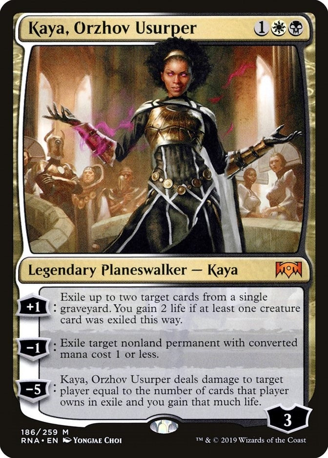Image for Kaya, Orzhov Usurper (Ravnica Allegiance) (186) - Magic: The Gathering