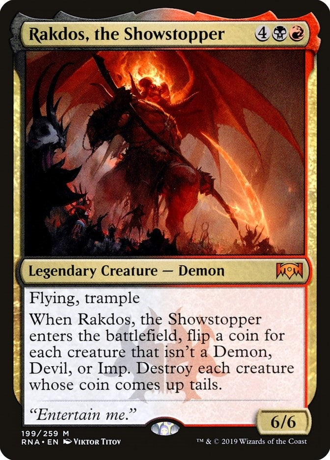 Image for Rakdos, the Showstopper (Ravnica Allegiance) (199) - Magic: The Gathering
