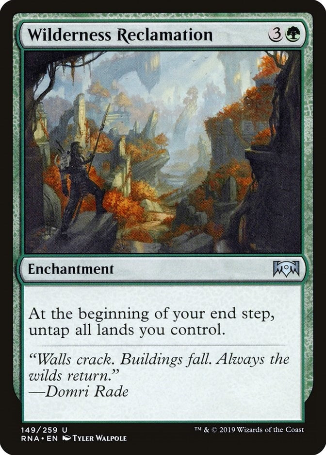 Image for Wilderness Reclamation (Ravnica Allegiance) (149) - Magic: The Gathering