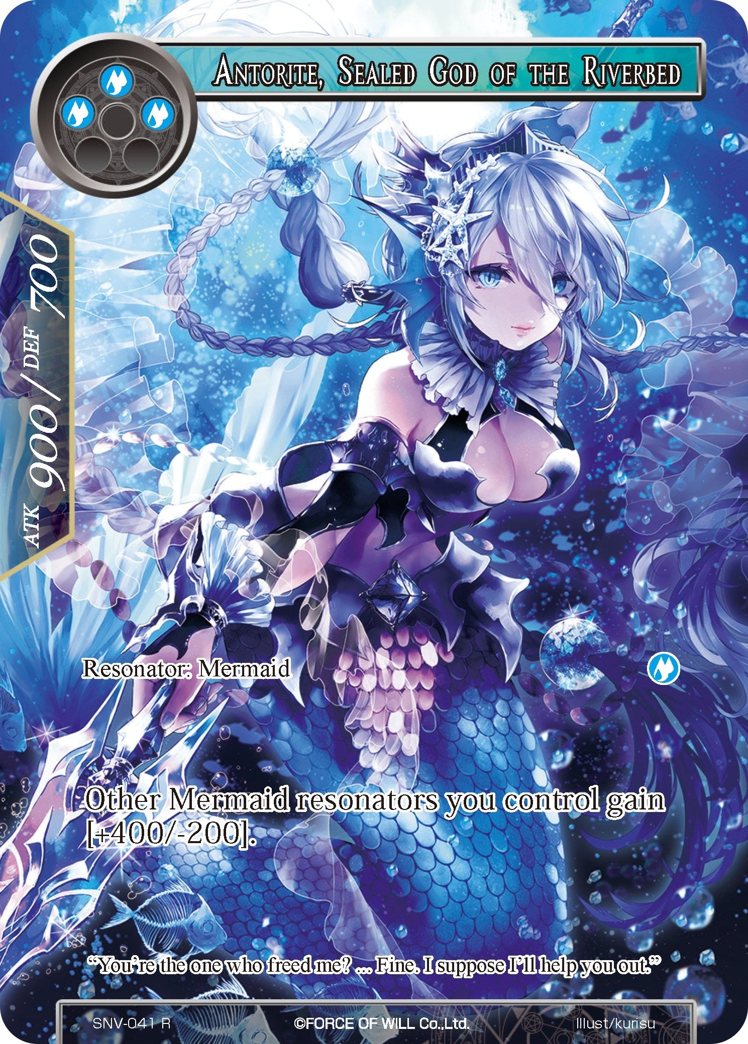 Image for Antorite, Sealed God of the Riverbed (Full Art) (The Strangers of New Valhalla) (SNV-041) - Force of Will