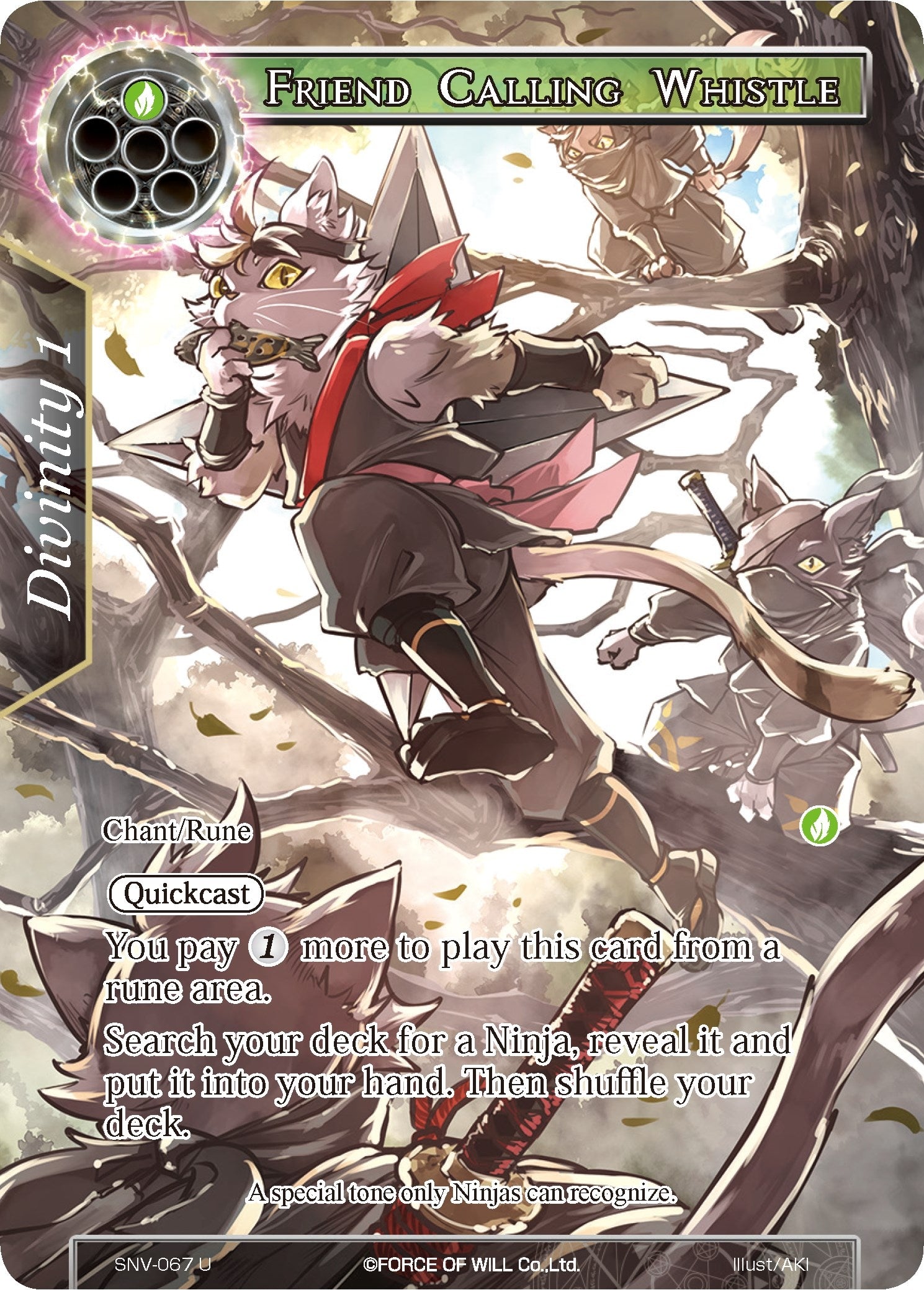 Image for Friend Calling Whistle (Full Art) (The Strangers of New Valhalla) (SNV-067) - Force of Will
