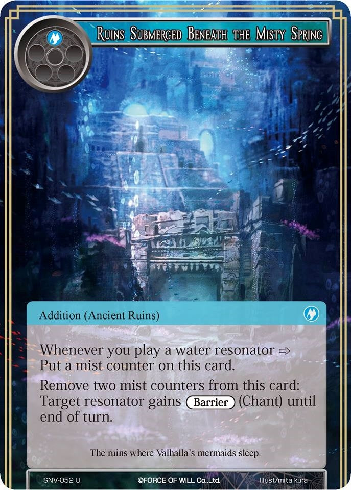 Image for Ruins Submerged Beneath the Misty Spring (The Strangers of New Valhalla) (SNV-052) - Force of Will