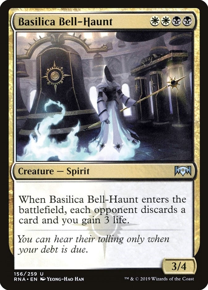 Image for Basilica Bell-Haunt (Ravnica Allegiance) (156) - Magic: The Gathering