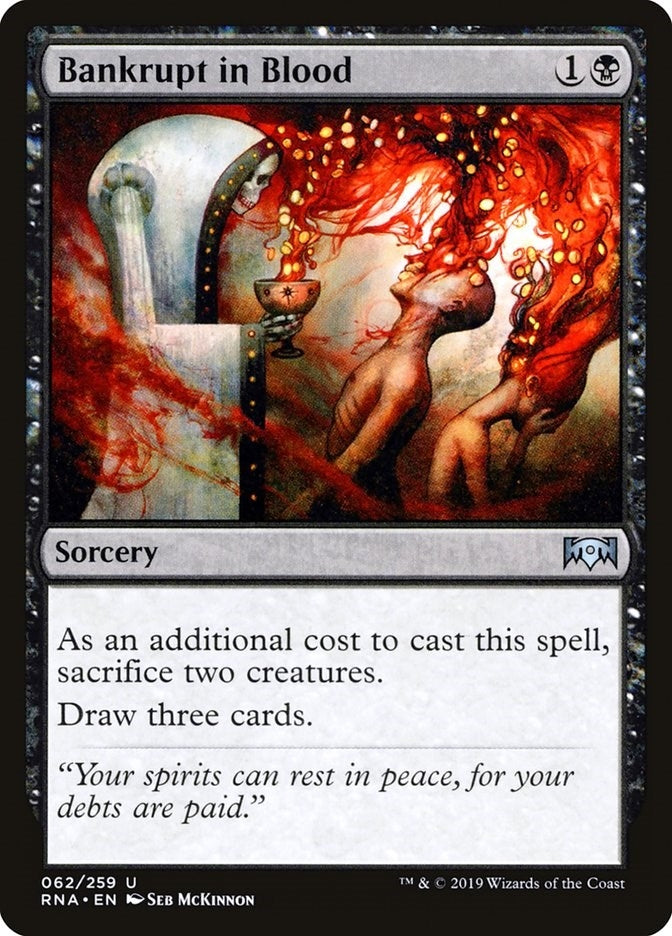 Image for Bankrupt in Blood (Ravnica Allegiance) (62) - Magic: The Gathering