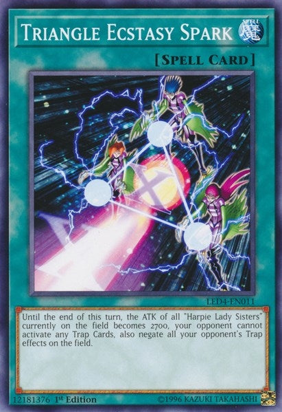 Image for Triangle Ecstasy Spark (Legendary Duelists: Sisters of the Rose) (LED4-EN011) - YuGiOh