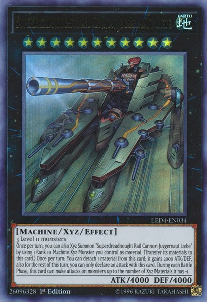 Image for Superdreadnought Rail Cannon Juggernaut Liebe (Legendary Duelists: Sisters of the Rose) (LED4-EN034) - YuGiOh