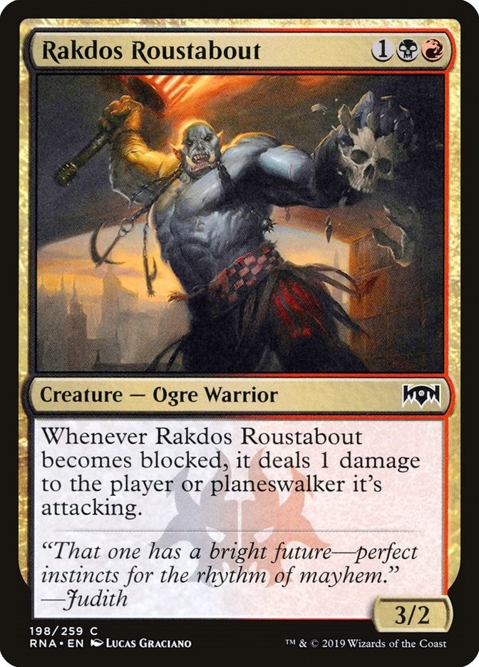 Image for Rakdos Roustabout (Ravnica Allegiance) (198) - Magic: The Gathering
