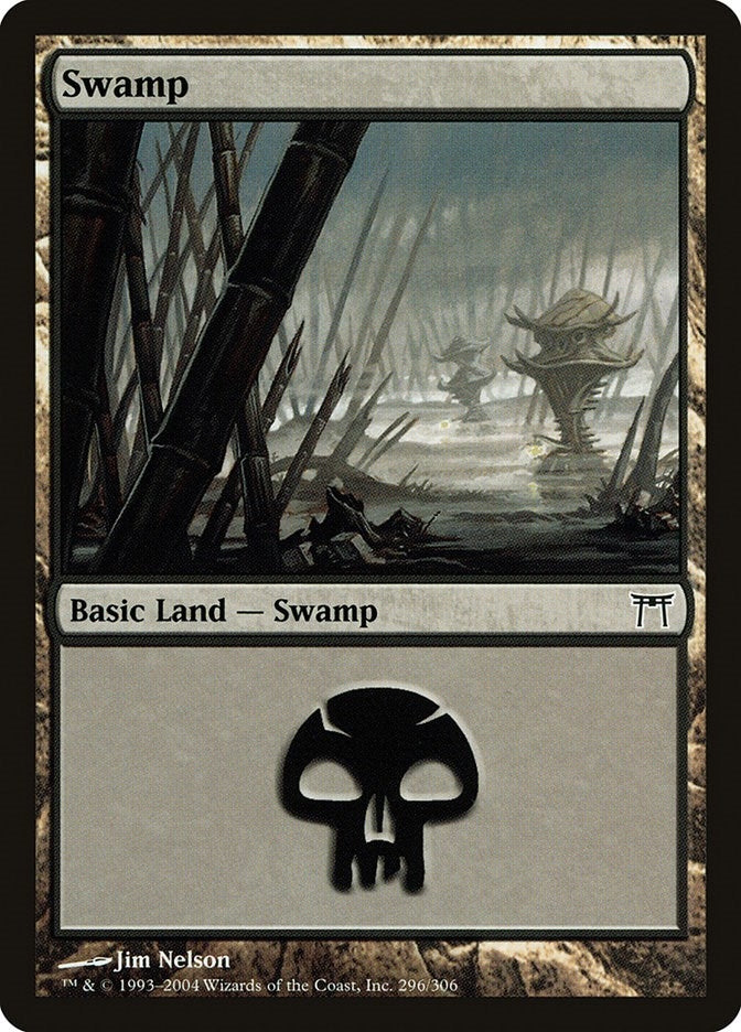 Image for Swamp (296) (Champions of Kamigawa) (296) - Magic: The Gathering