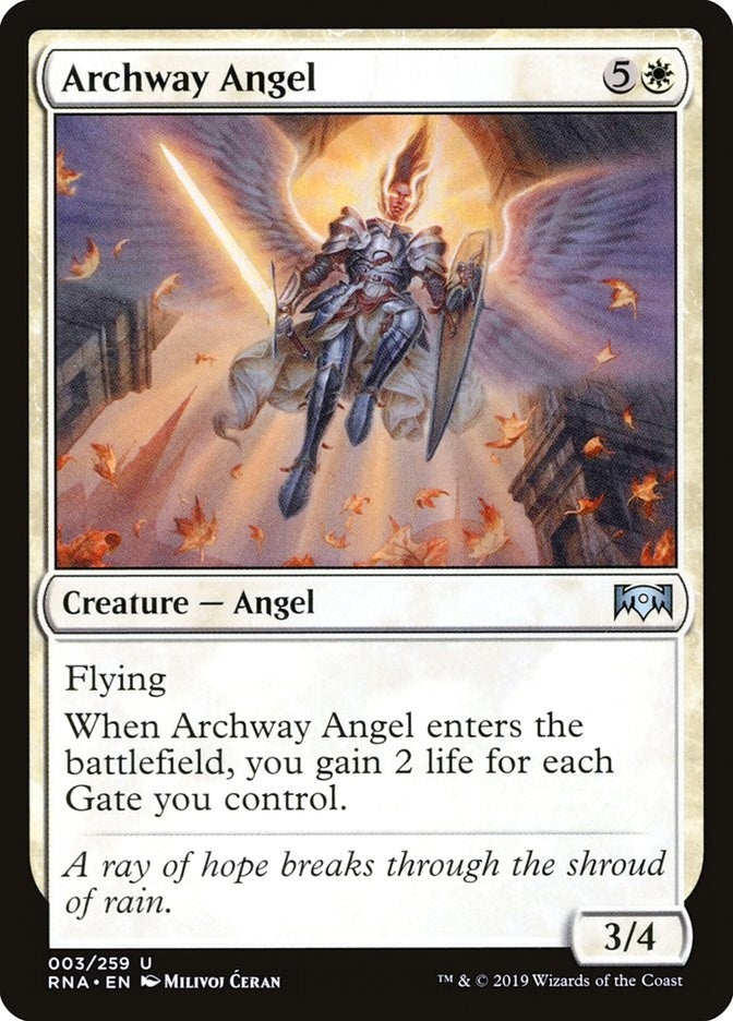 Image for Archway Angel (Ravnica Allegiance) (3) - Magic: The Gathering