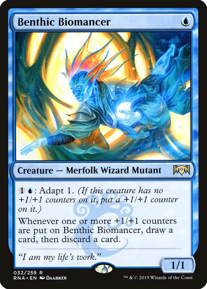 Image for Benthic Biomancer (Ravnica Allegiance) (32) - Magic: The Gathering