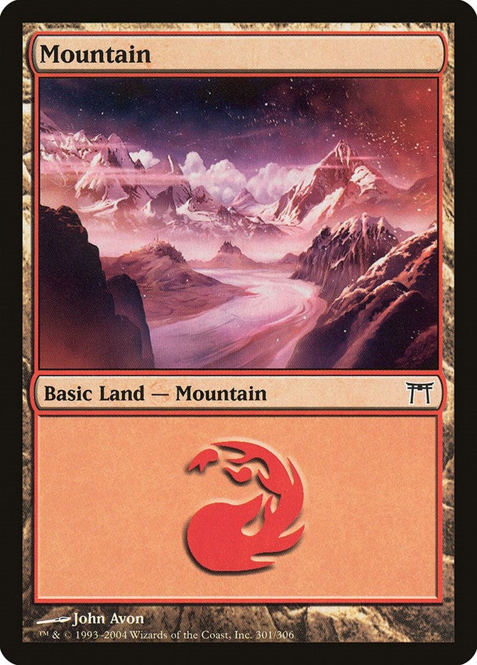 Image for Mountain (301) (Champions of Kamigawa) (301) - Magic: The Gathering