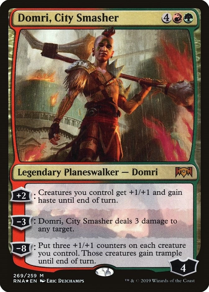 Image for Domri, City Smasher (Ravnica Allegiance) (269) - Magic: The Gathering
