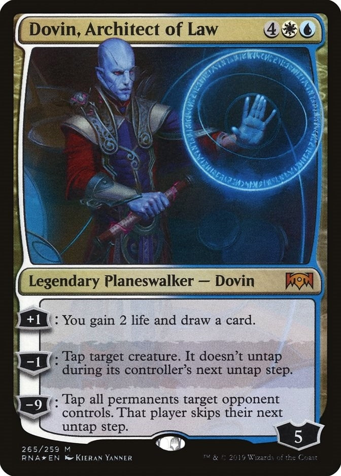 Image for Dovin, Architect of Law (Ravnica Allegiance) (265) - Magic: The Gathering