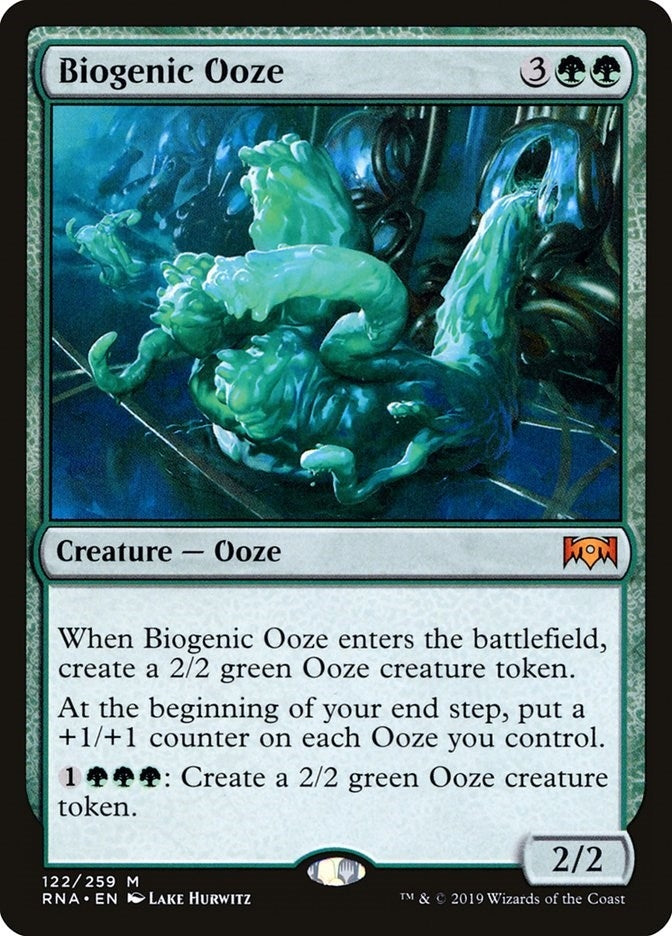 Image for Biogenic Ooze (Ravnica Allegiance) (122) - Magic: The Gathering