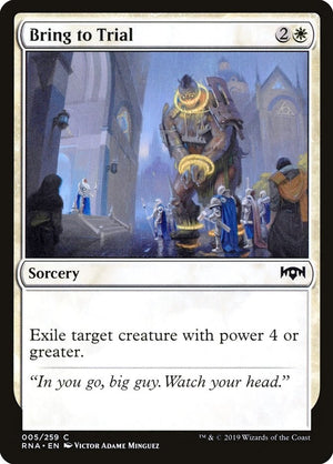 Image for Bring to Trial (Ravnica Allegiance) (5) - Magic: The Gathering