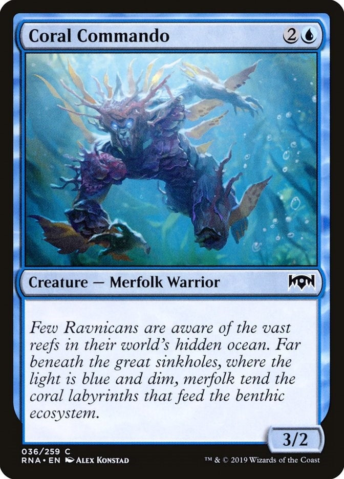 Image for Coral Commando (Ravnica Allegiance) (36) - Magic: The Gathering