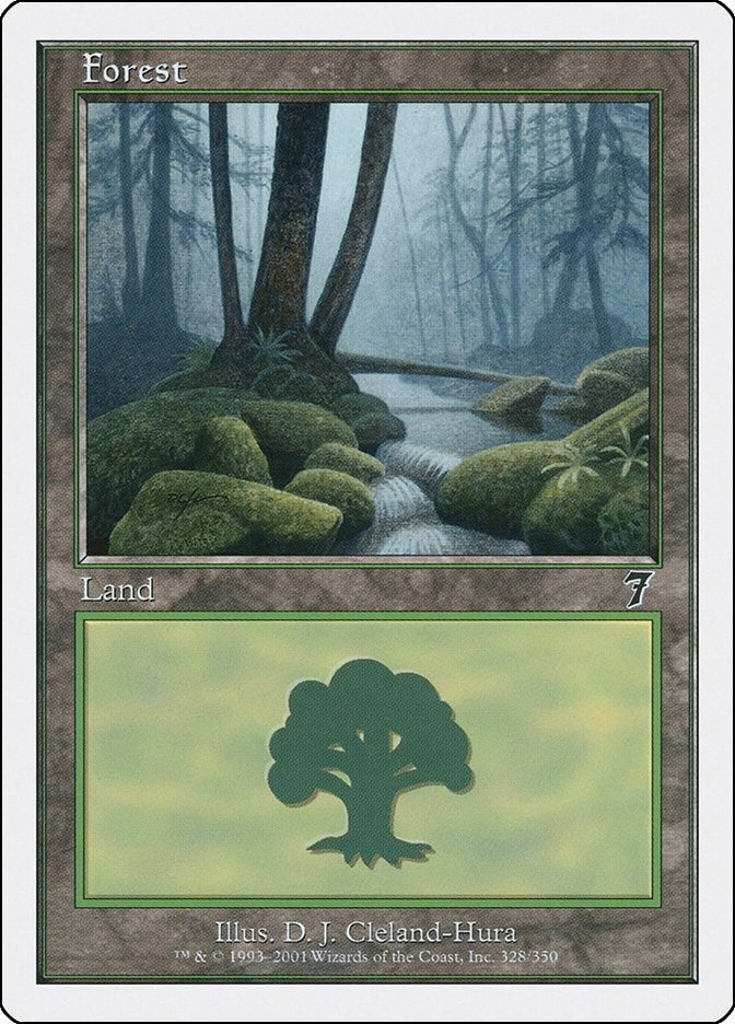 Image for Forest (328) (7th Edition) (328) - Magic: The Gathering