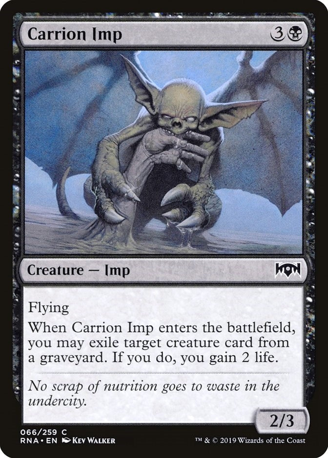 Image for Carrion Imp (Ravnica Allegiance) (66) - Magic: The Gathering