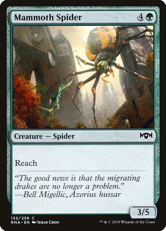 Image for Mammoth Spider (Ravnica Allegiance) (132) - Magic: The Gathering