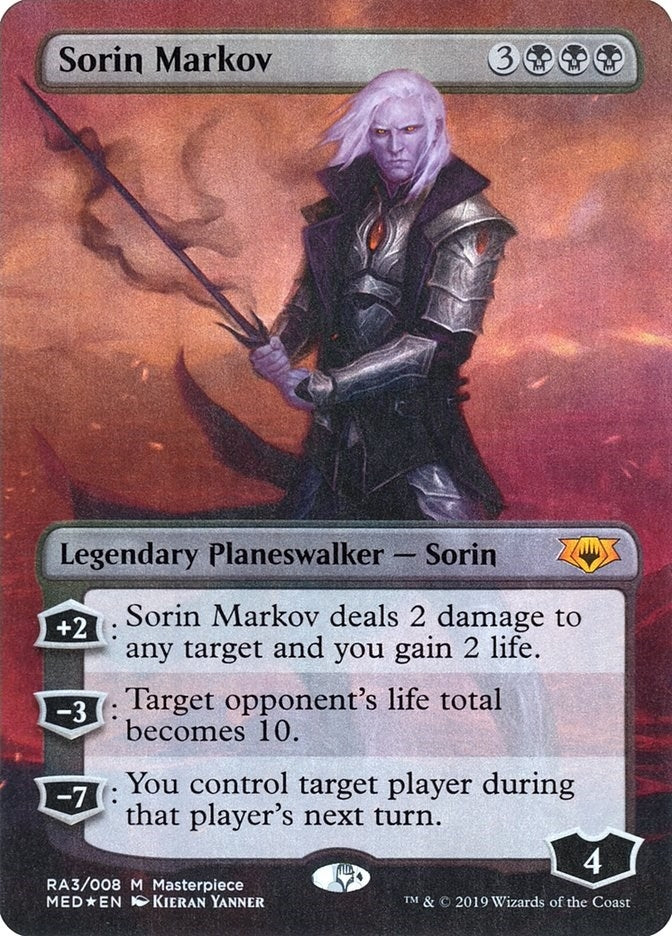 Image for Sorin Markov (Mythic Edition: Ravnica Allegiance) (RA3) - Magic: The Gathering
