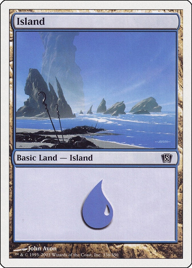 Image for Island (336) (8th Edition) (336) - Magic: The Gathering