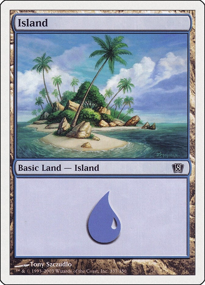 Image for Island (337) (8th Edition) (337) - Magic: The Gathering