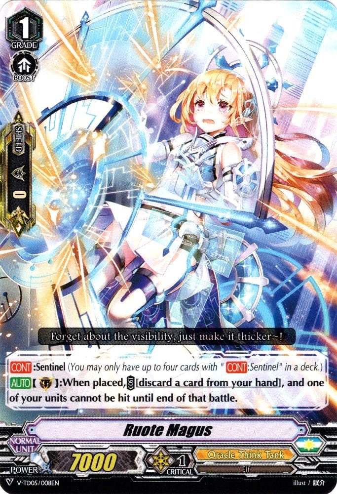 Image for Ruote Magus (V-TD05: Misaki Tokura) (V-TD05/008EN) - Cardfight Vanguard
